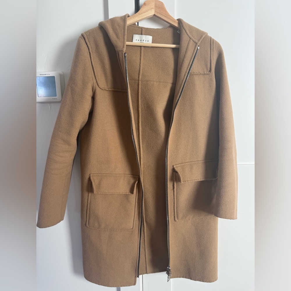 Sandro tan coat